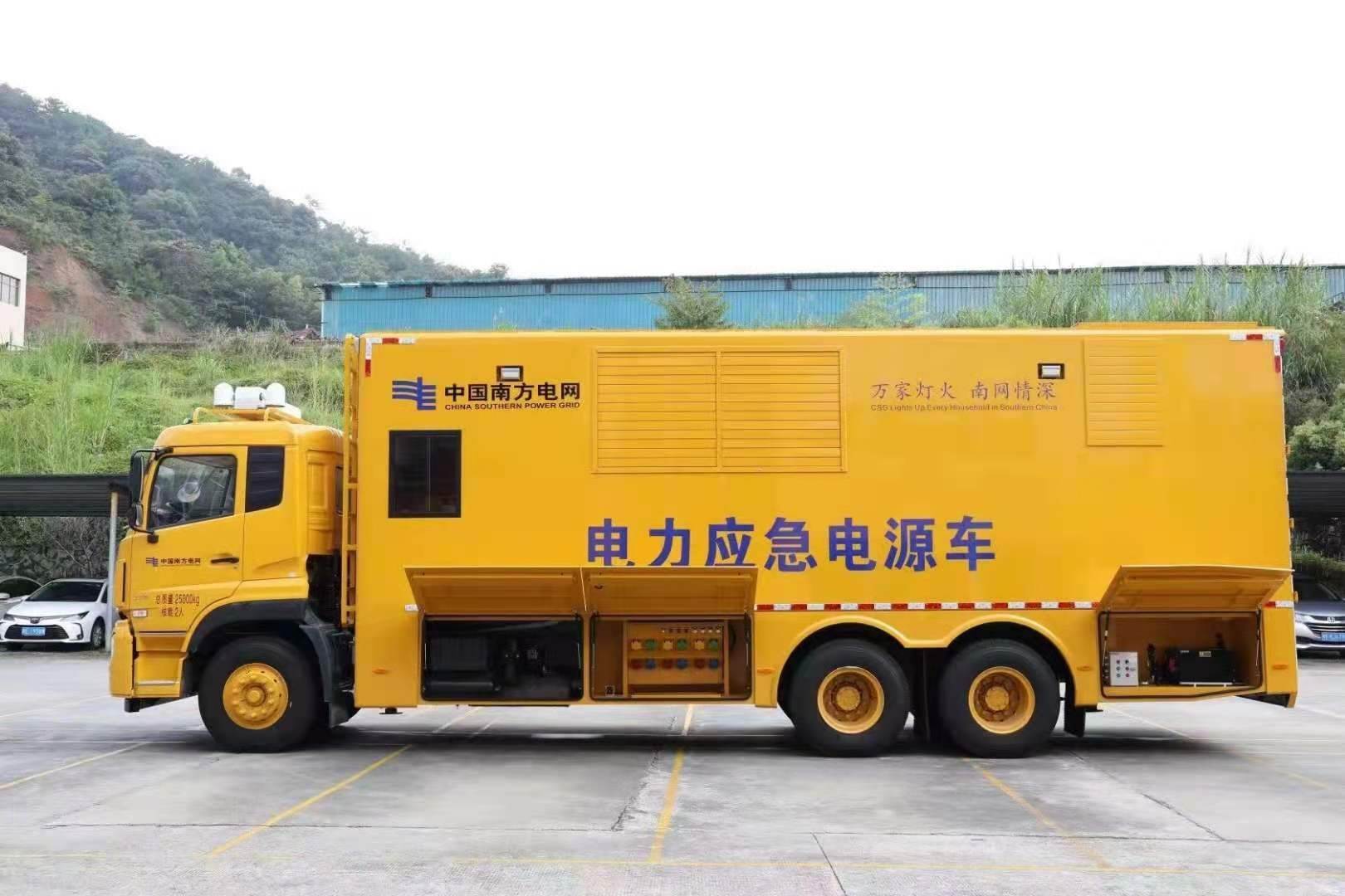 定日安康大型柴油发电机发电车UPS电源出租租赁